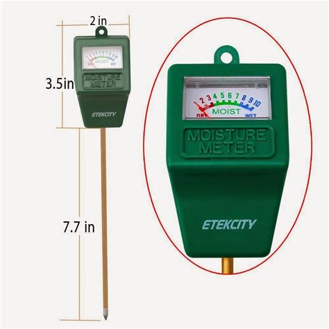 etekcity indoor outdoor moisture sensor meter|best outdoor soil moisture meter.